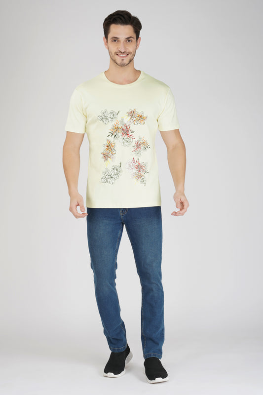 FLORAL GARDEN PRINTED T-SHIRT