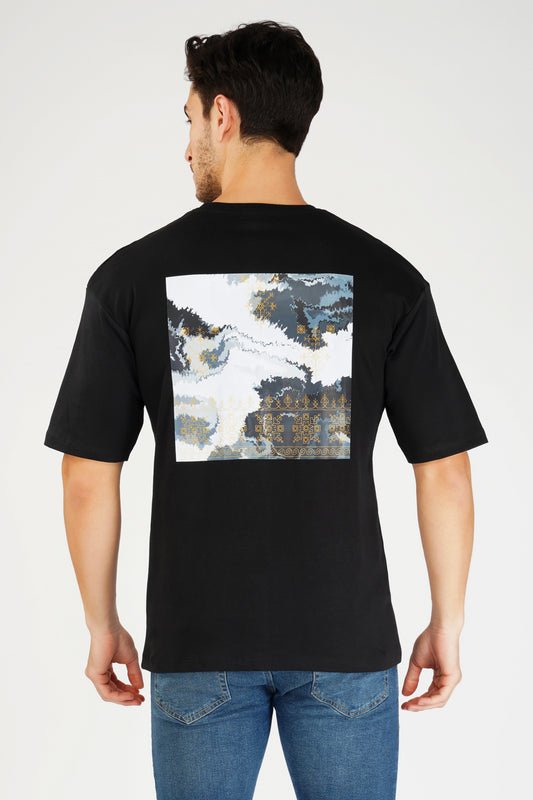 GOLDEN CLOUD PRINTED T-SHIRT